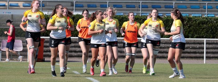 Les BelSevens U18 3èmes à Heidelberg