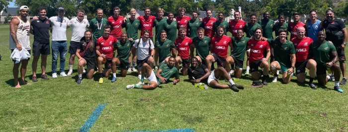 Les Belges ont rencontré les Blitzboks