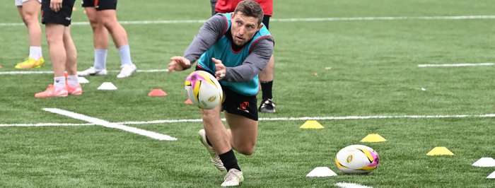 Julien Berger avec le groupe à Sao Paulo