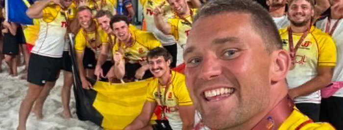 La Belgique en bronze au Championnat d'Europe de beach rugby