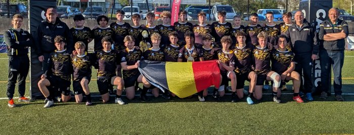 Les U16 Rugby Vlaanderen à Quimper : 1 seul essai encaissé mais défaite en finale aux tirs au but